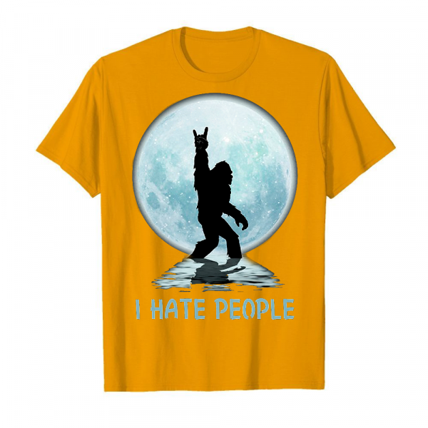 I Hate People Men's T-Shirt Orange