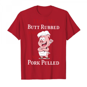 I Like My Pork Pulled Men's T-Shirt Cardinal