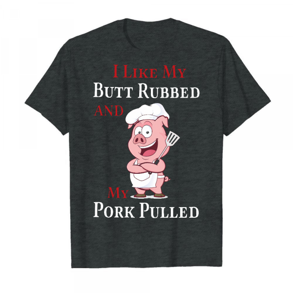 I Like My Pork Pulled Men's T-Shirt Dark Heather