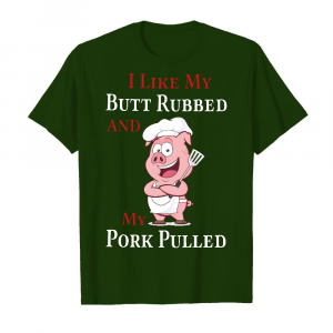 I Like My Pork Pulled Men's T-Shirt Deep Forest