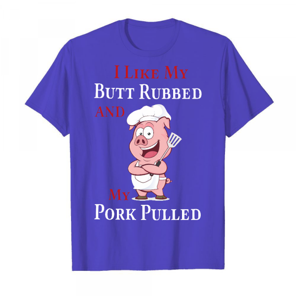 I Like My Pork Pulled Men's T-Shirt Iris