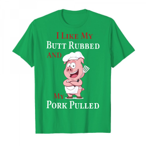 I Like My Pork Pulled Men's T-Shirt Kelly Green