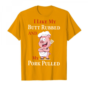 I Like My Pork Pulled Men's T-Shirt Orange