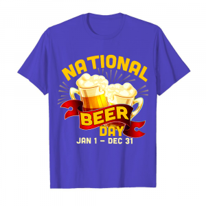 National Beer Day Men's T-Shirt Iris