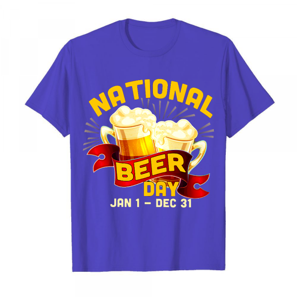 National Beer Day Men's T-Shirt Iris