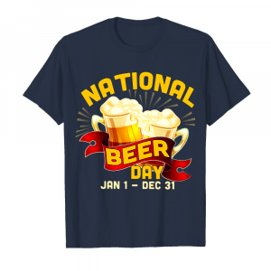 National Beer Day Men's T-Shirt Navy