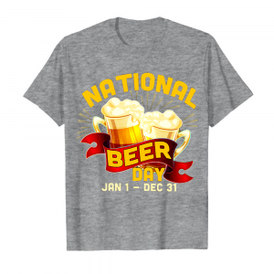 National Beer Day Men's T-Shirt Sport Grey